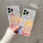 Glitter Floral Phone Case for iPhone